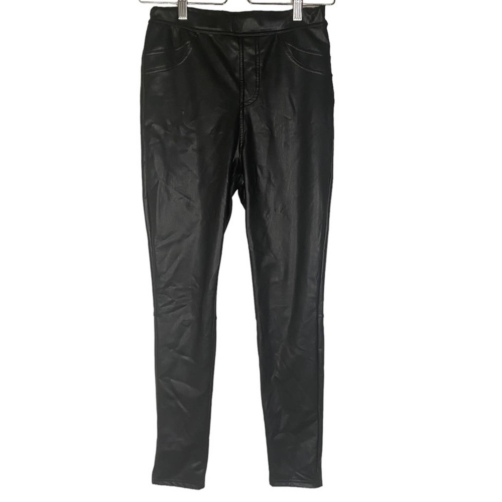 White Birch Faux Leather Leggings Size Medium